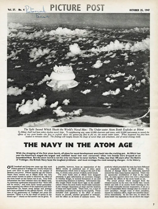 Framed Print : Operation Crossroads