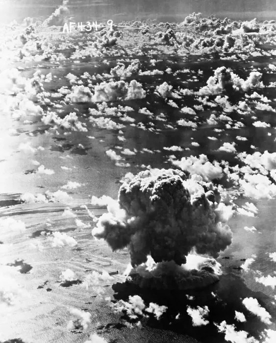 Framed Print : Operation Crossroads Nuclear Testing at Bikini Atoll Framed Print : Operation Crossroads Nuclear Testing at Bikini Atoll