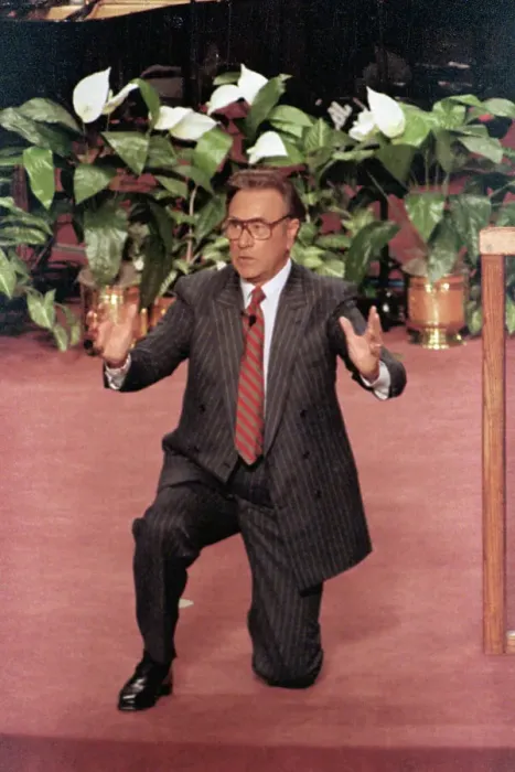 Framed Print : Oral Roberts Preaching