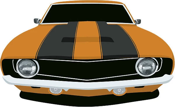 Orange 1969 Camaro