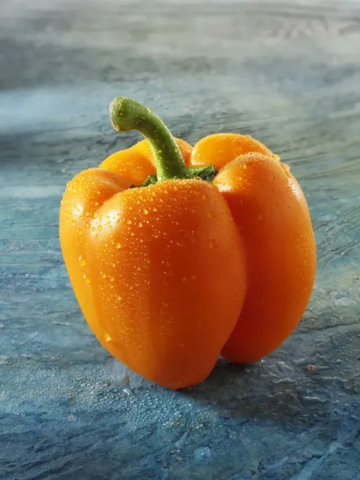 Framed Print : Orange bell pepper Framed Print : Orange bell pepper