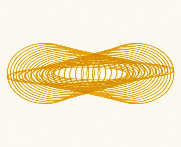 Framed Print : Orange Line Drawing Framed Print : Orange Line Drawing