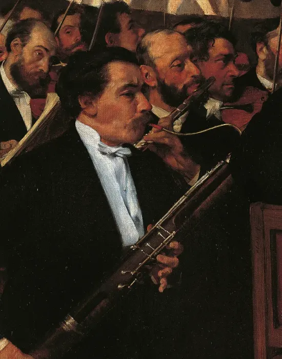 Framed Print : The Orchestra at the Opera House, by Edgar Degas, 1868 - 1869, 19th Century, oil on canvas, cm 56, 5 x 46 Framed Print : The Orchestra at the Opera House, by Edgar Degas, 1868 - 1869, 19th Century, oil on canvas, cm 56, 5 x 46