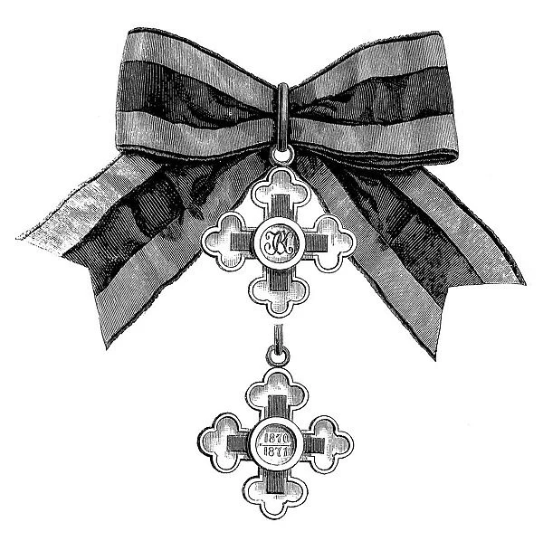 The Order of Olga (WAOErttemberg) (German: Olga-Orden) was created by Karl I, King of WAOErttemberg