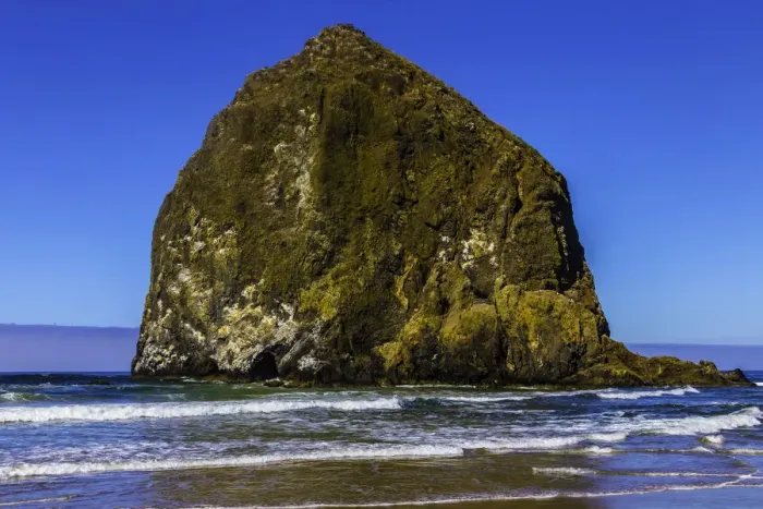 Framed Print : Oregon, Canon Beach Hay Stack Rock Framed Print : Oregon, Canon Beach Hay Stack Rock
