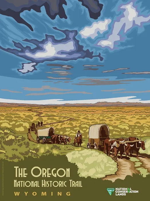 Framed Print : The Oregon National Historic Trail Framed Print : The Oregon National Historic Trail