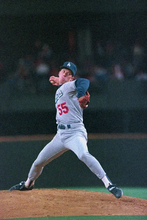 Framed Print : Orel Hershiser Pitching Framed Print : Orel Hershiser Pitching