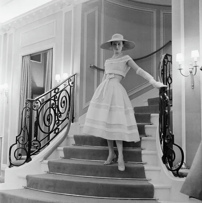 Framed Print : Organdie Dress By Dior Framed Print : Organdie Dress By Dior