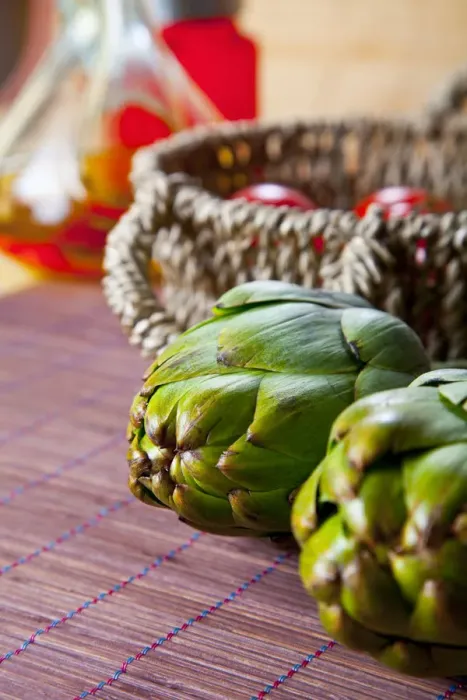 Framed Print : Organic artichokes Framed Print : Organic artichokes