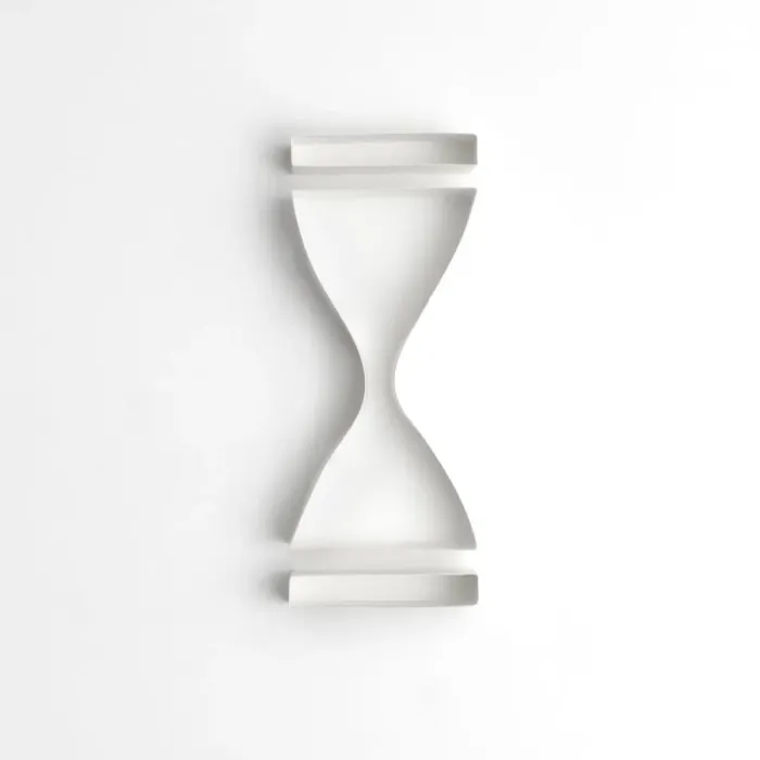 Framed Print : Origami time glass
