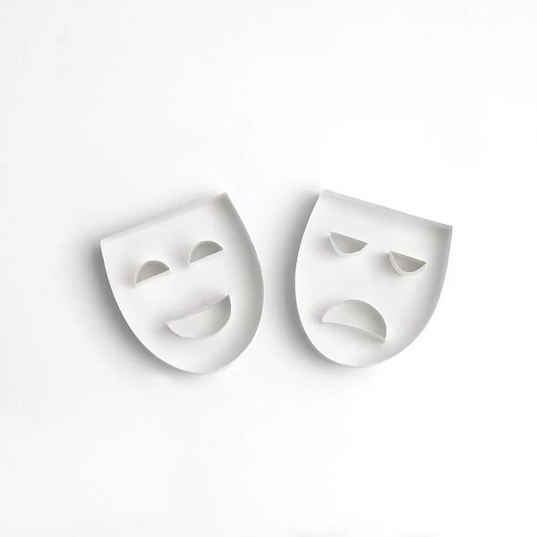Origamic theater masks