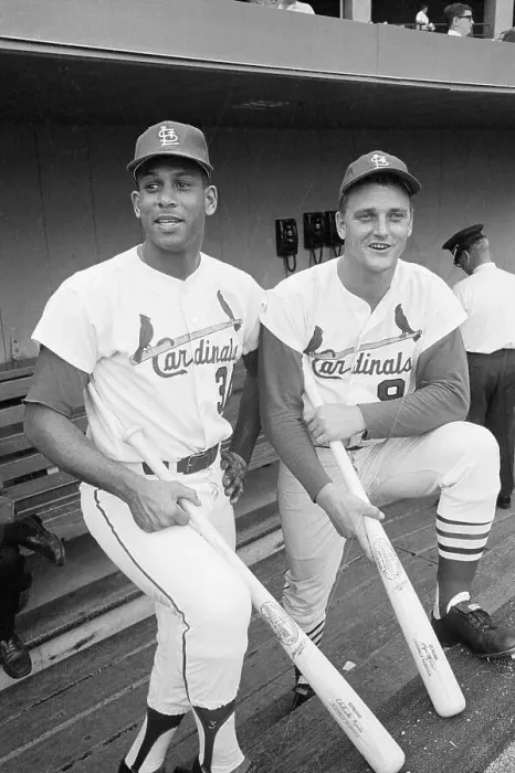 Framed Print : Orlando Cepeda With Roger Maris Framed Print : Orlando Cepeda With Roger Maris