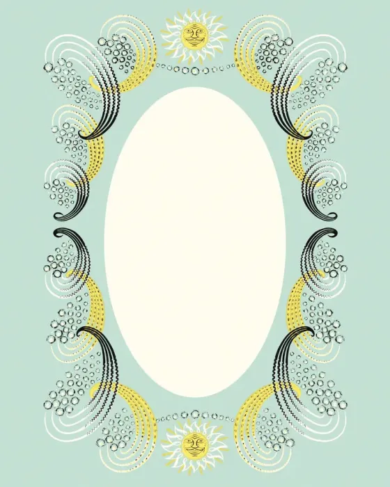 Framed Print : Ornate Border Framed Print : Ornate Border