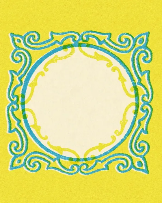Framed Print : Ornate Border Framed Print : Ornate Border