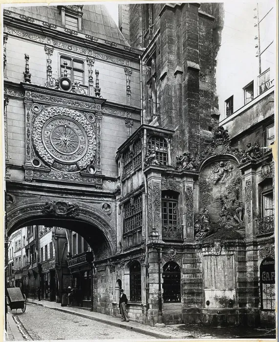 Framed Print : Ornate Clock Over Arched Passageway Framed Print : Ornate Clock Over Arched Passageway