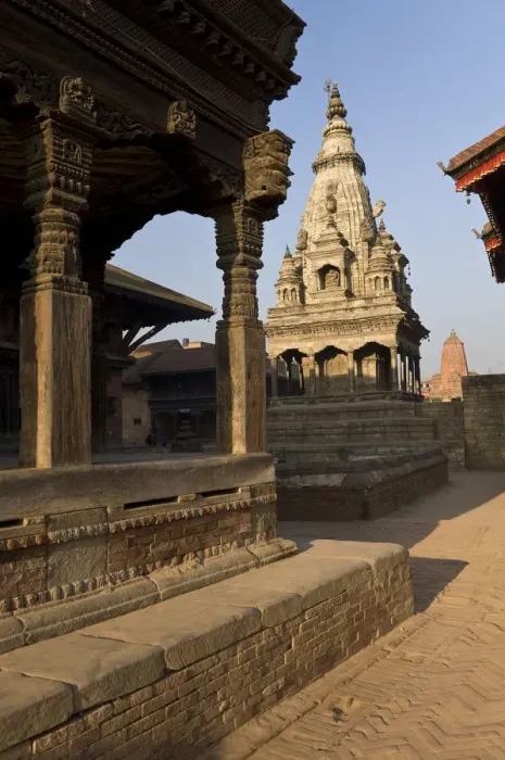 Framed Print : Ornate stone monuments at temple Framed Print : Ornate stone monuments at temple