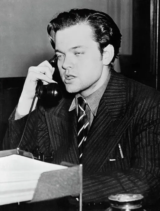 Framed Print : Orson Welles After Reading War of the Worlds