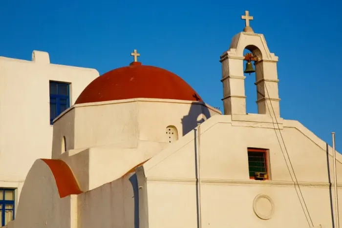 Framed Print : Orthodox church in Mykonos, Cyclades, Greece Framed Print : Orthodox church in Mykonos, Cyclades, Greece
