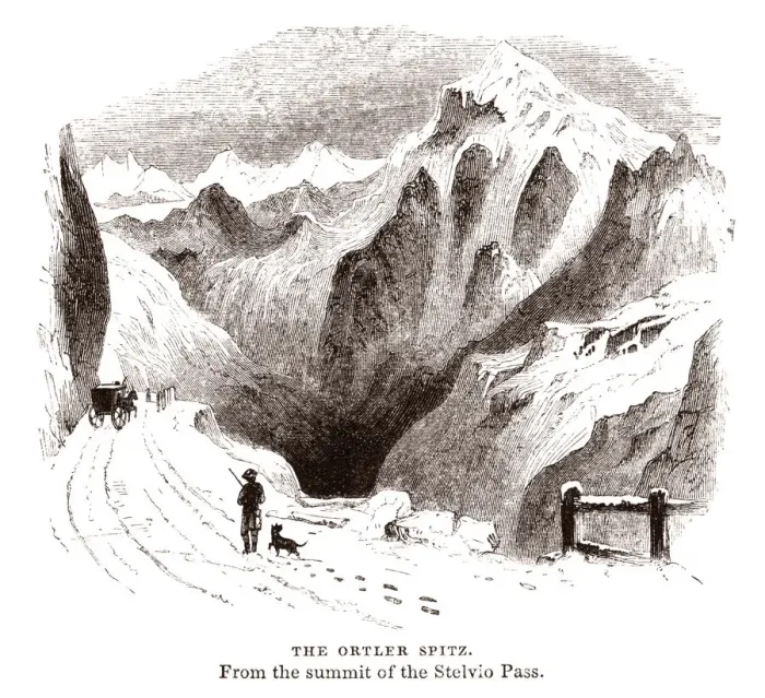 Framed Print : The Ortler Spitz from the summit of Stelvio Pass Framed Print : The Ortler Spitz from the summit of Stelvio Pass