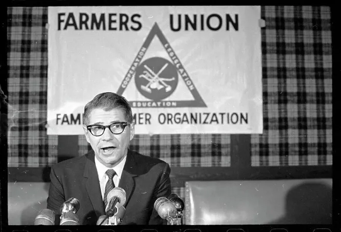 Framed Print : Orville L. Freeman Addresses Farmers Framed Print : Orville L. Freeman Addresses Farmers