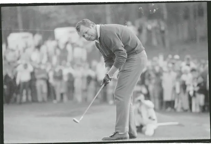 Framed Print : Orville Moody Playing Golf Framed Print : Orville Moody Playing Golf