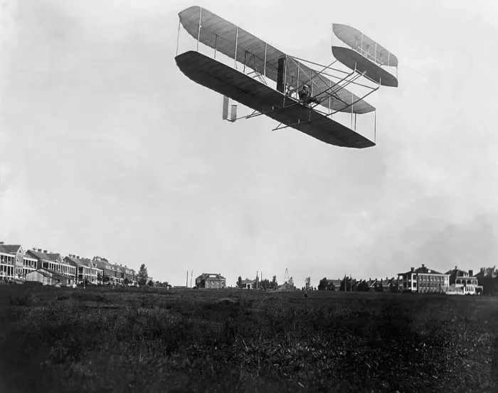 Framed Print : Orville Wright Flying at Ft. Myer Framed Print : Orville Wright Flying at Ft. Myer