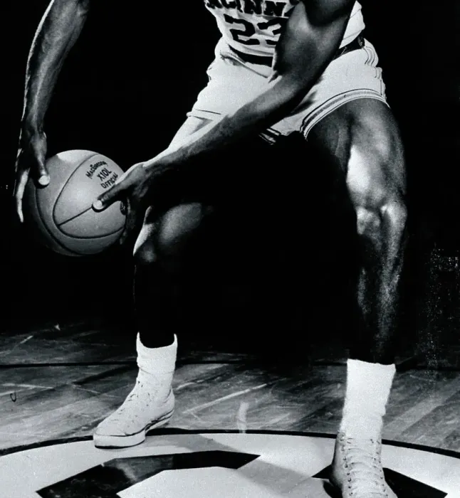 Framed Print : Oscar Robertson Handling Ball Framed Print : Oscar Robertson Handling Ball