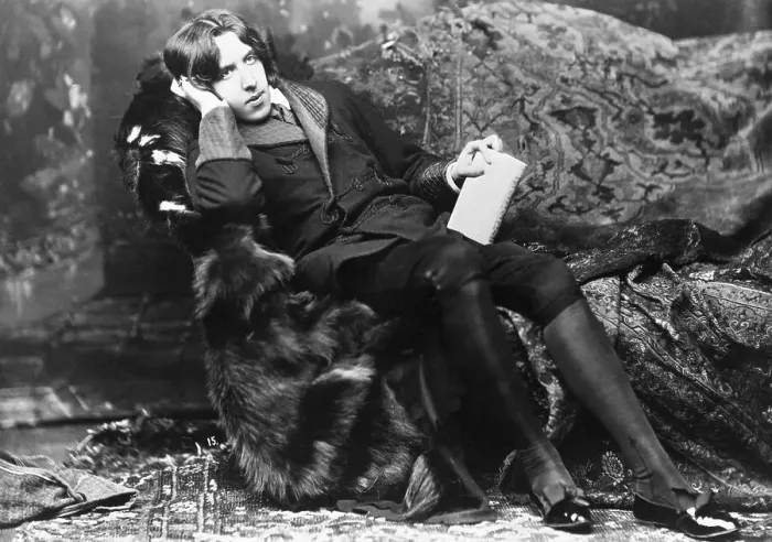 Framed Print : Oscar Wilde Lounging