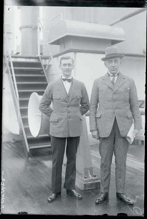 Framed Print : Oskar Omdal and Roald Amundsen Framed Print : Oskar Omdal and Roald Amundsen
