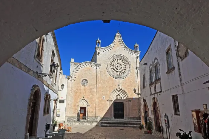 Framed Print : Ostuni, Cathedral of Santa Maria Assunta, Puglia, Italy Framed Print : Ostuni, Cathedral of Santa Maria Assunta, Puglia, Italy