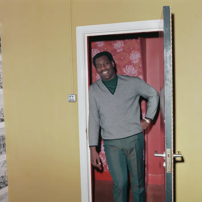 Framed Print : Otis Redding Portrait In England