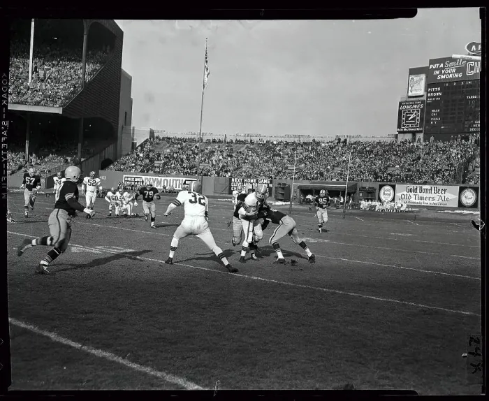 Framed Print : Otto Graham Getting First Down Framed Print : Otto Graham Getting First Down