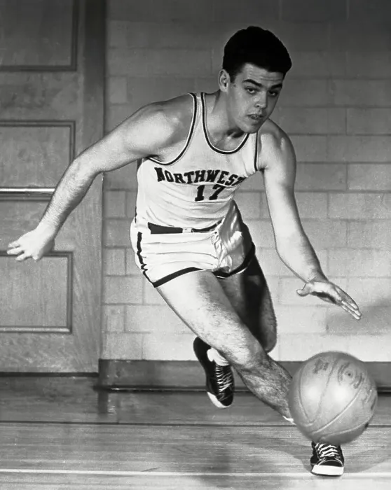 Framed Print : Otto Graham Running With Basketball Framed Print : Otto Graham Running With Basketball
