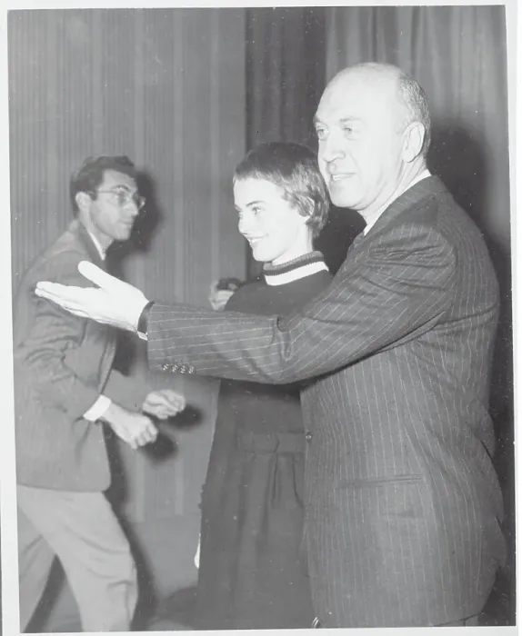 Framed Print : Otto Preminger and Jean Seberg Framed Print : Otto Preminger and Jean Seberg