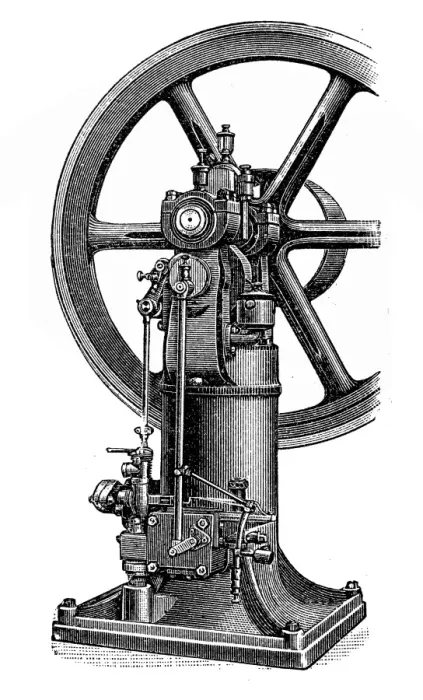 Framed Print : Ottos standing valve motor Framed Print : Ottos standing valve motor