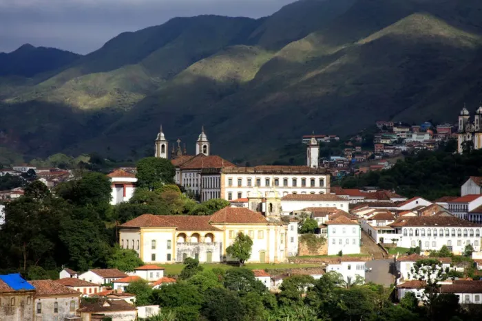 Framed Print : Ouro Preto, Aerial view Framed Print : Ouro Preto, Aerial view