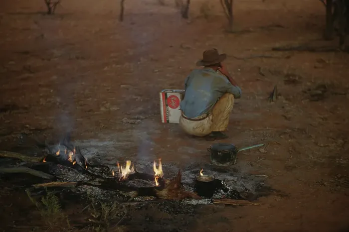 Framed Print : Outback Cowboy