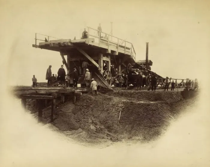 Framed Print : Outfall Sewer