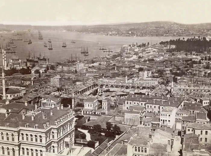 Framed Print : Overhead View of Constantinople