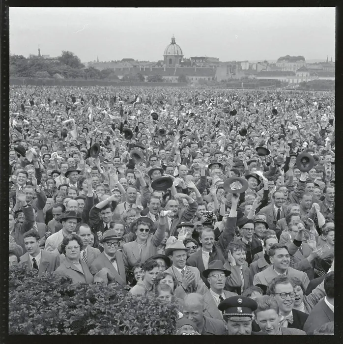 Framed Print : Overhead View of Crowd Framed Print : Overhead View of Crowd