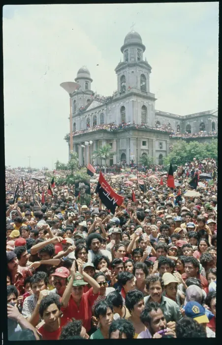 Framed Print : Overhead View of Crowds