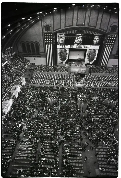 Framed Print : Overhead View / Natl Dem Convention Hall Framed Print : Overhead View / Natl Dem Convention Hall