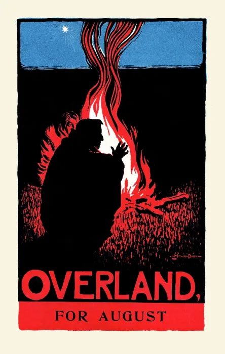 Framed Print : Overland, for August Framed Print : Overland, for August