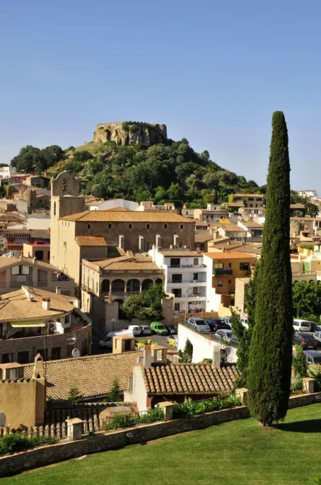 Framed Print : Overlooking the historic town of Begur with the remains of the castle of Begur, Costa Brava, Spain, Iberian Peninsula, Europe Framed Print : Overlooking the historic town of Begur with the remains of the castle of Begur, Costa Brava, Spain, Iberian Peninsula, Europe