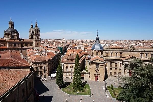 Overview City centre of Salamanca, Spain