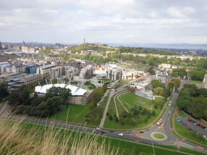 Framed Print : Overview on Edinburgh, Scottish Parliament, Scotland, United Kingdom Framed Print : Overview on Edinburgh, Scottish Parliament, Scotland, United Kingdom