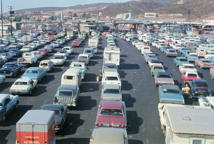 Framed Print : Overview of Traffic on Highway
