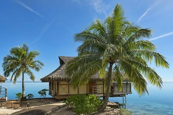 Overwater bungalow, Moorea, French Polynesia