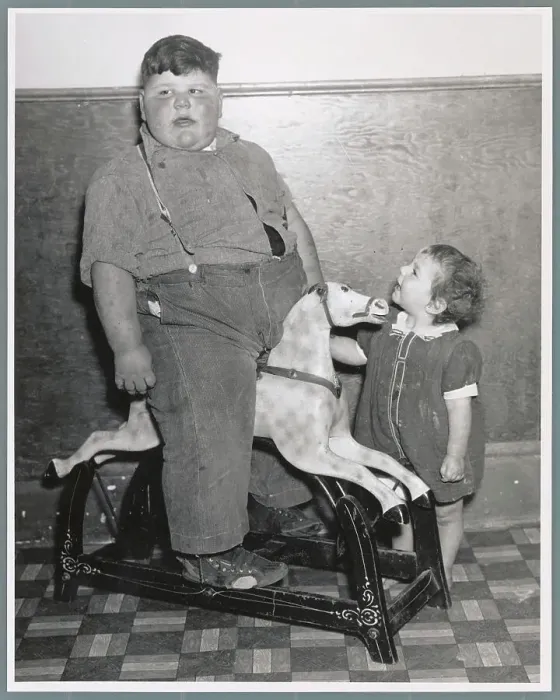 Framed Print : Overweight Boy Playing Framed Print : Overweight Boy Playing