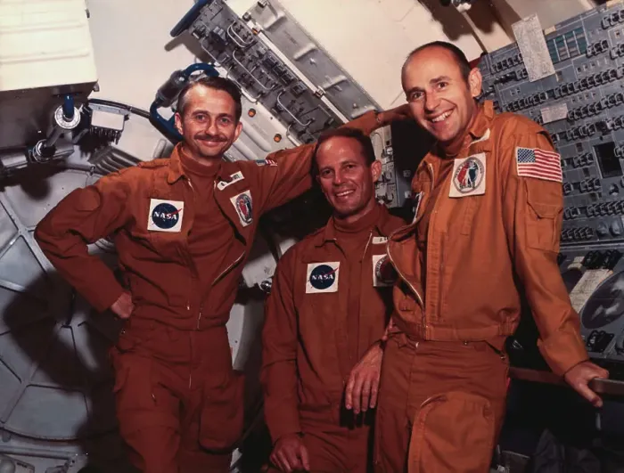 Framed Print : Owen Garriott Posing with Colleagues Framed Print : Owen Garriott Posing with Colleagues
